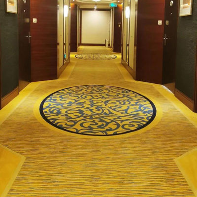 Rectangle WILTON 4m Fire Proof Nylon Tapete de parede a parede para edifícios comerciais