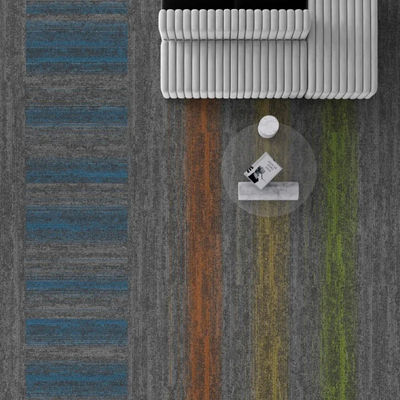 Casa Antiderrapante Luxury Removable Carpet Tiles 50x50 Carpete Modular de Escritório
