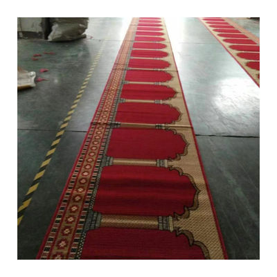 Tapete de oração da mesquita lavável tecido a máquina de 4*25 rolos para padrões personalizados
