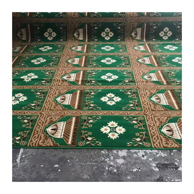 Muitas cores MACHINE MADE Tapete da mesquita com parede suave para parede cobrindo e puzzle patter