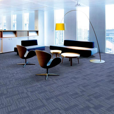 Comércio de escritório modular PE azulejos de tapete de apoio 50x50 com quadrado padrão quebra-cabeça