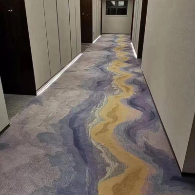 Piso comercial 4m*25m Acção à prova de fogo com apoio de Wilton Nylon Tapete de parede a parede