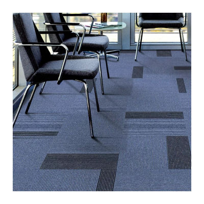 OEM Lavável PVC Fibra de Vidro azulejos de tapete de apoio para escritório comercial Modular 50x50