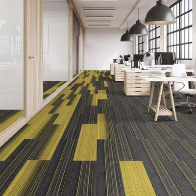 OEM Lavável PVC Fibra de Vidro azulejos de tapete de apoio para escritório comercial Modular 50x50