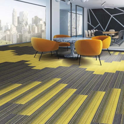 OEM Lavável PVC Fibra de Vidro azulejos de tapete de apoio para escritório comercial Modular 50x50
