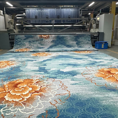 Padrão Geométrico Reversível 80% Lana 20% Nylon Broadloom Máquina Feita Axminster Tapete