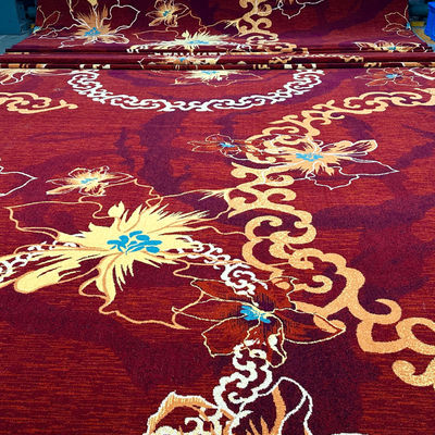 Banquete Hall Lobby Luxury Fireproof Wool Axminster Tapete com tamanhos personalizados suportados