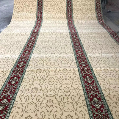 Tapete suave da mesquita de parede a parede para corredores 80% de lã e 20% de nylon em muitas cores