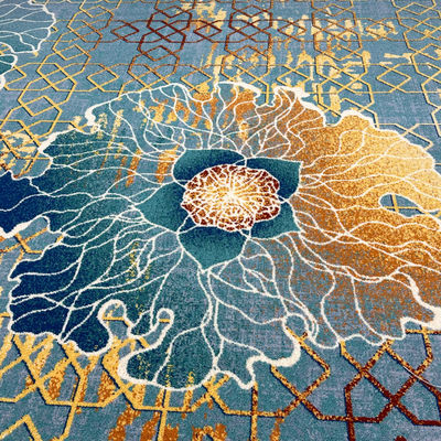 Tamanho personalizado Alfombra de hotel Axminster de lã para banquete Corredor de corredor em 5 estrelas