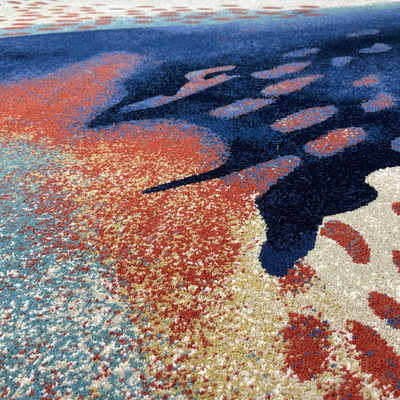 Tamanho personalizado Alfombra de hotel Axminster de lã para banquete Corredor de corredor em 5 estrelas