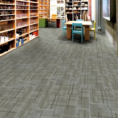 50x50 azulejos de carpete de escritório removíveis 3 kg/m2 retângulo para espaços profissionais