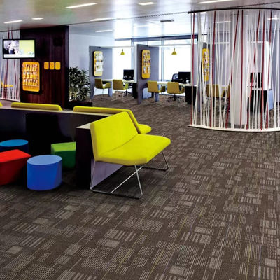 Carpetes de carpete de escritório 50x50 de forma retangular de pilha média