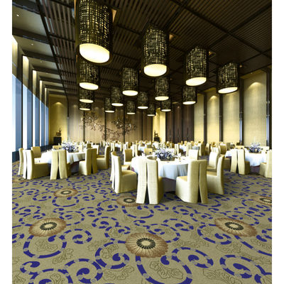 80% de lã 20% de nylon Axminster Tapete de sala de banquetes para lobby e decoração de quartos de hotel