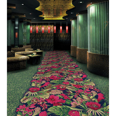 80% de lã 20% de nylon Axminster Tapete de sala de banquetes para lobby e decoração de quartos de hotel