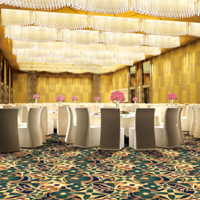 1200 g/m2 Peso de lã Casino Tapete de exposição de parede a parede para interiores de restaurantes