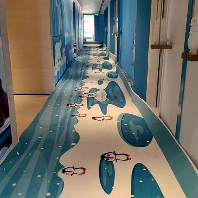 Top Grade Luxury Axminster Tapete Pavimento Impressão Customizado Design Hotel Corredor Tapete
