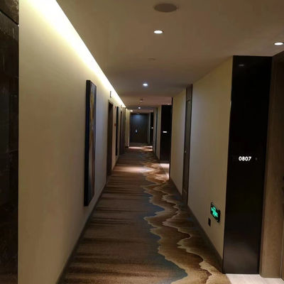 Top Grade Luxury Axminster Tapete Pavimento Impressão Customizado Design Hotel Corredor Tapete