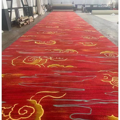 Design personalizado estilo de luxo Nylon/Material de lã Axminster Tapete para piso de hotel