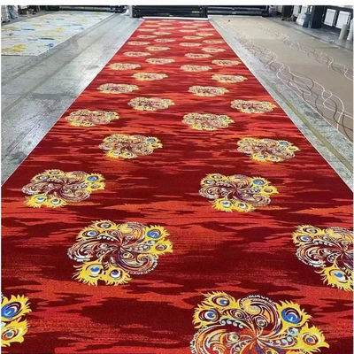 Design personalizado estilo de luxo Nylon/Material de lã Axminster Tapete para piso de hotel