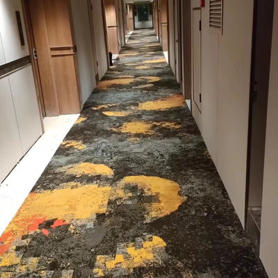 5 estrelas Hotel Corredor de corredor em pilha alta Luxo Axminster Tapete impresso de parede a parede