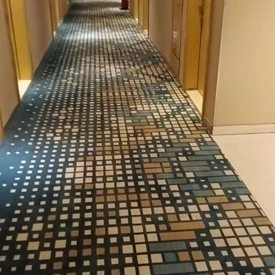 5 estrelas Hotel Corredor de corredor em pilha alta Luxo Axminster Tapete impresso de parede a parede