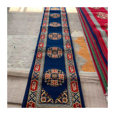 Sala de oração Fio de tapete macio para mesquita Rola de tapete de nylon de parede a parede da igreja