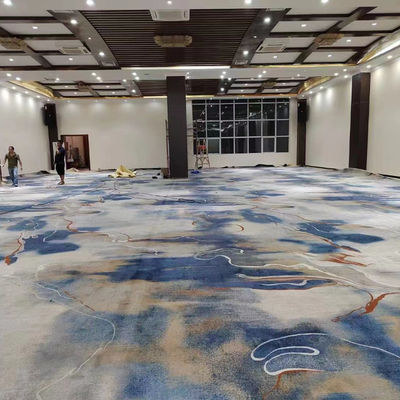 Corredor do Lobby do Hotel Axminster Alfombra de quarto de hotel de lã 80% de lã à prova de fogo não escorregadia