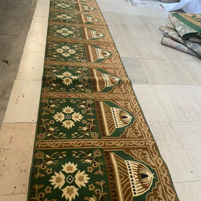 Sala de reuniões Mosteira muçulmana Design Tapete de oração com padrão de quebra-cabeça e tamanho personalizado