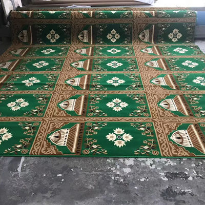 Projeto de Tapete de Oração da Mesquita Muçulmana com Cor Personalizada e Padrão de Puzzle