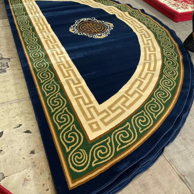 Tapete de mesquita de altura média para área de oração personalizada em mesquita muçulmana