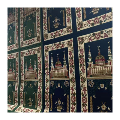 Rectângulo Muçulmano Personalizado Mosque Design Masjid Tapete de Oração e Sala de Reuniões Mosque Tapete