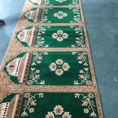 80% de lã e 20% de nylon Tapete de oração da mesquita para o design personalizado da mesquita muçulmana