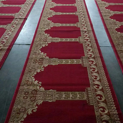 80% de lã e 20% de nylon Tapete de oração da mesquita para o design personalizado da mesquita muçulmana
