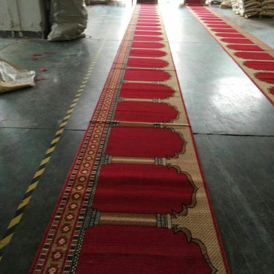 80% de lã e 20% de nylon Tapete de oração da mesquita para o design personalizado da mesquita muçulmana
