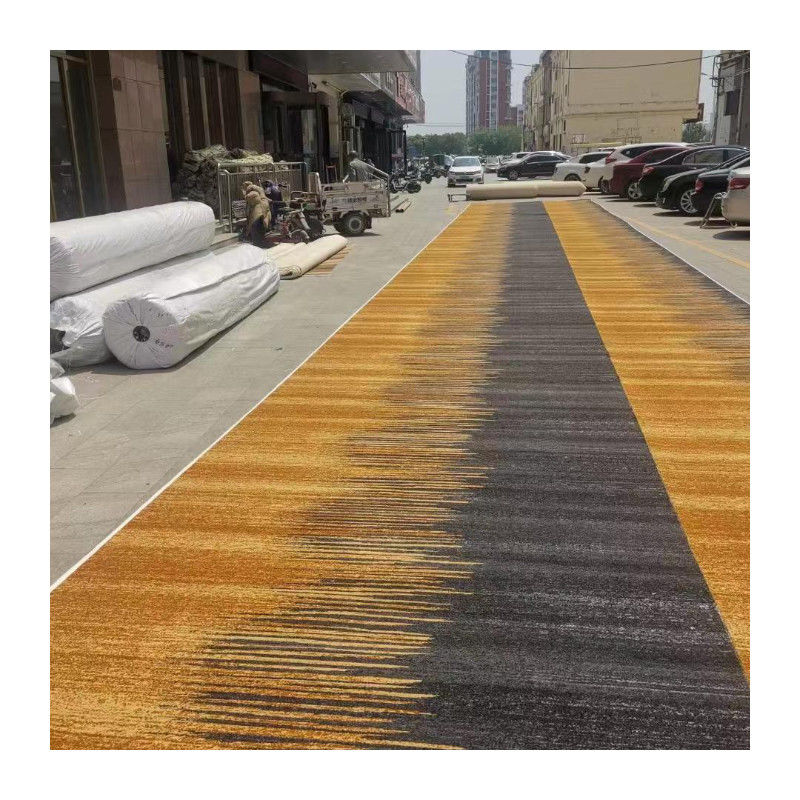 Hotel Lobby Hall 100% Nylon Custom Printing Carpet com estilo de design moderno por tapete