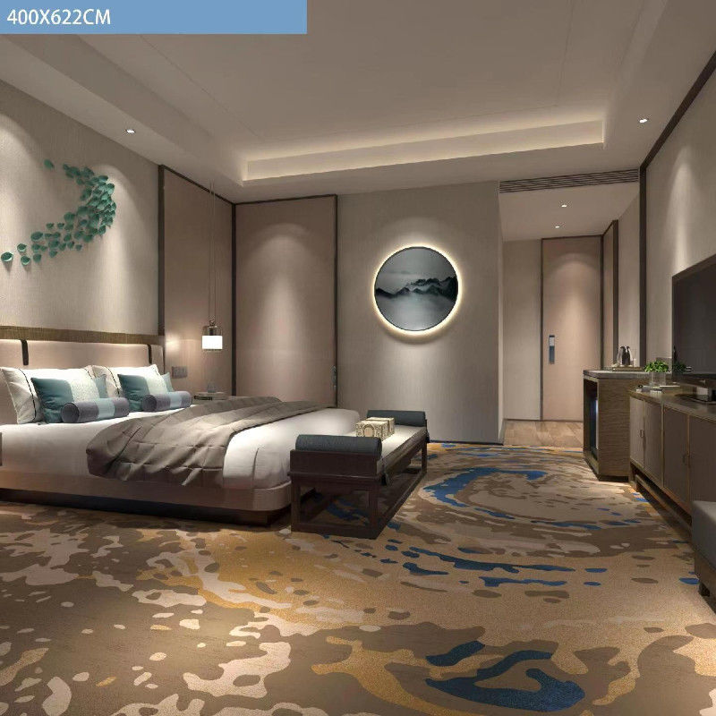 Tapete impresso personalizado de pilha alta para decoração de hotel de estilo de design moderno