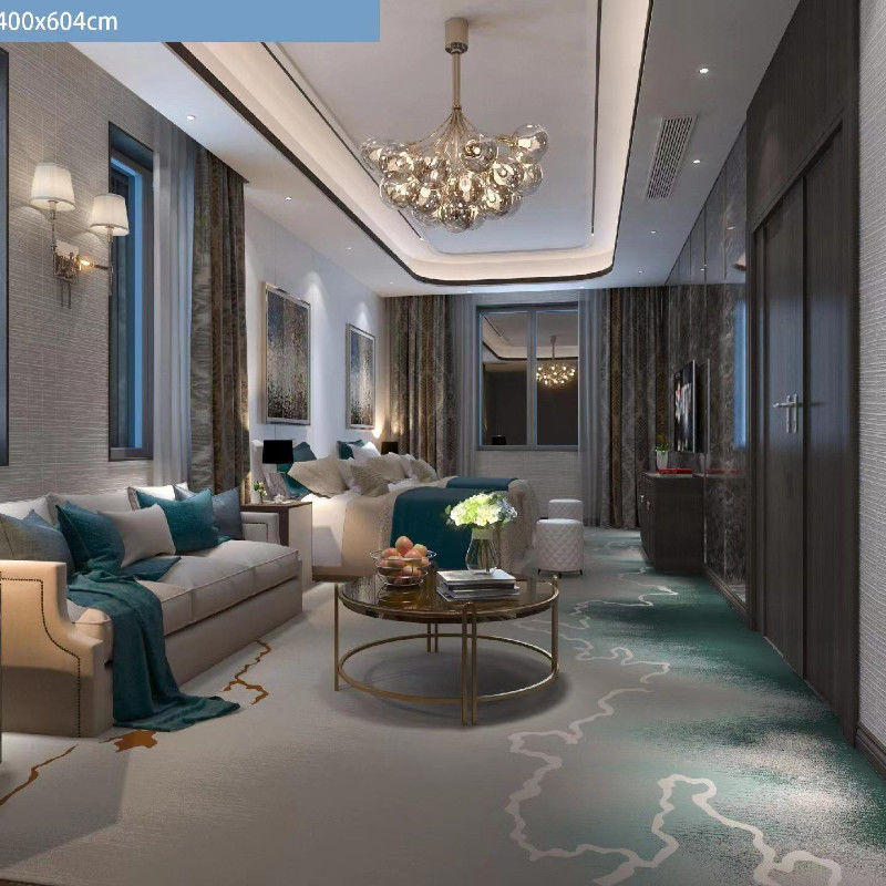 Alta pilha 100% Nylon Impressão personalizada tapetes de hotel de design moderno para hotéis exclusivos