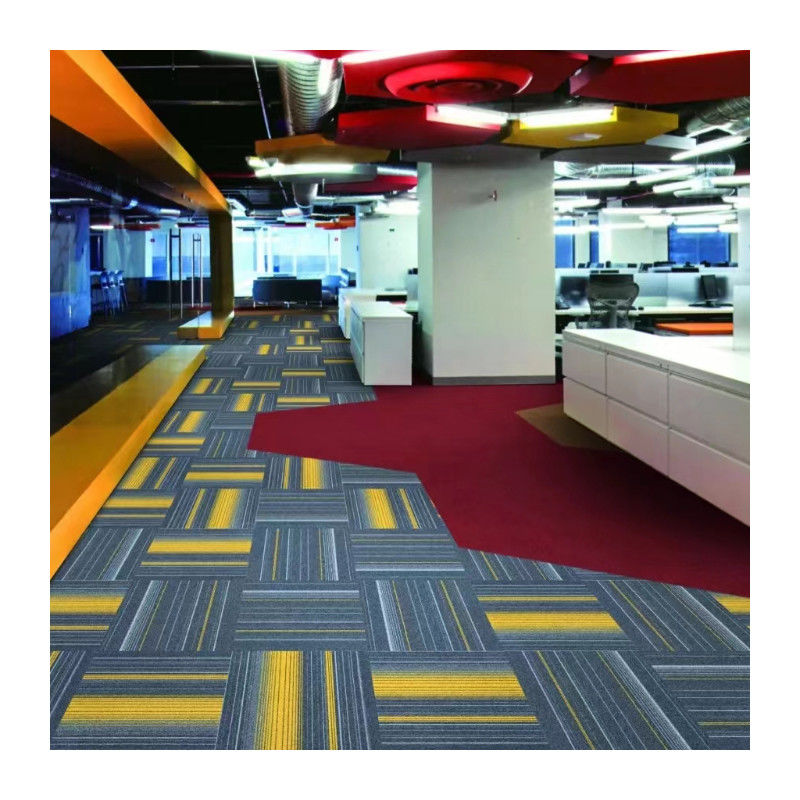 50x50 customizado de Nylon Impressão Hotel Carpet Tile para escritórios e pisos comerciais