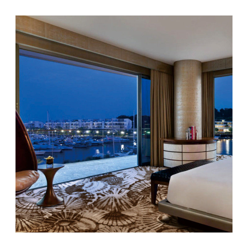 Tapete Axminster por metro quadrado para impressão de piso de hotel de luxo Design personalizado