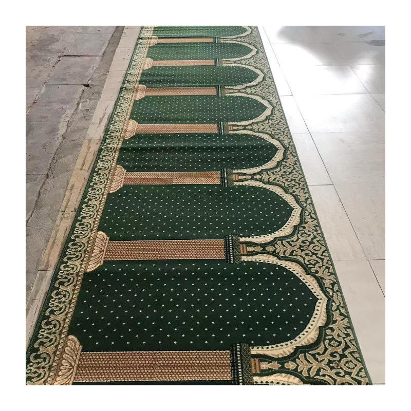 Rectângulo Axminster padrões personalizados 4 * 25 rolos tapetes personalizados para o tapete de oração da mesquita