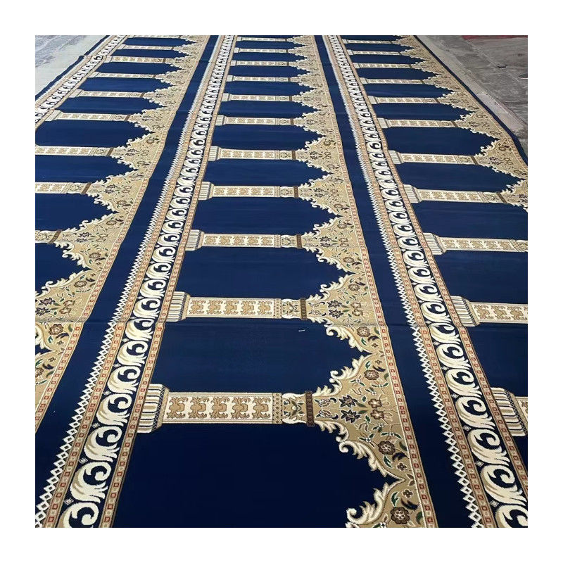 Jute ou PP de apoio padrões personalizados Mosteiro tapete de oração para a mesquita muçulmana 4 * 25 rolo