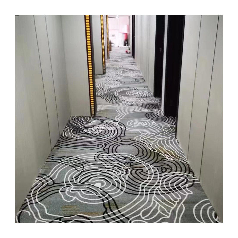 Hotéis Parede a parede máquina de piso comercial feito tapete à prova de fogo para decoração