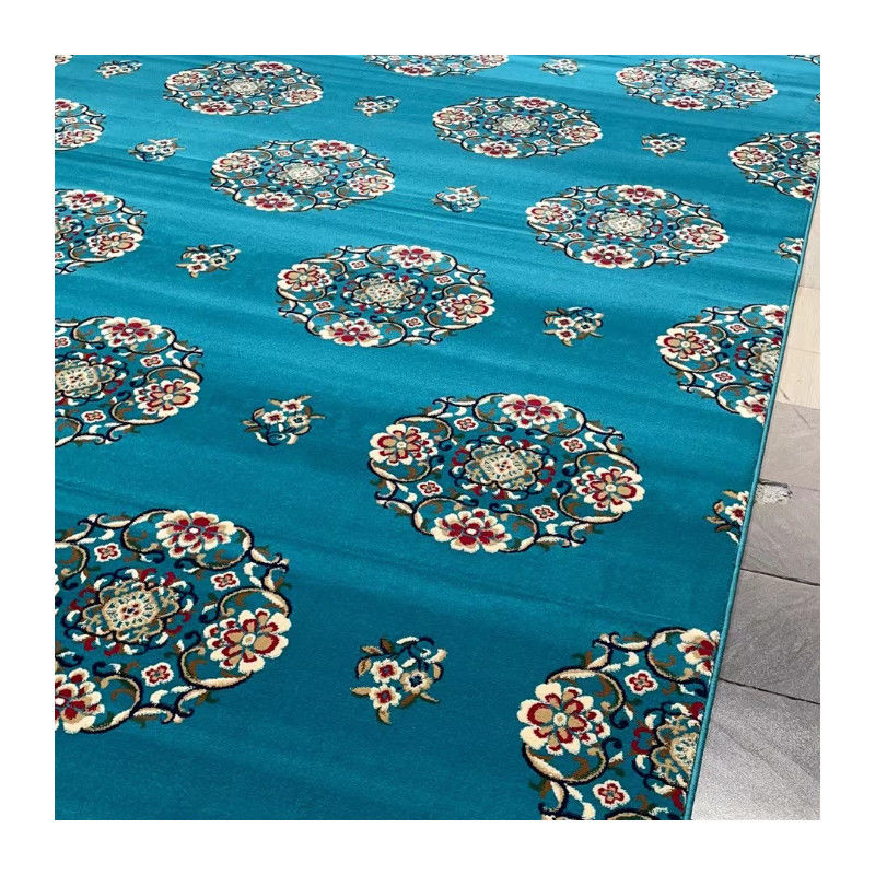 OEM ODM Padrões personalizados 4 * 25 Roll Axminster Mosque Carpet de Oração para Mosque Muçulmano
