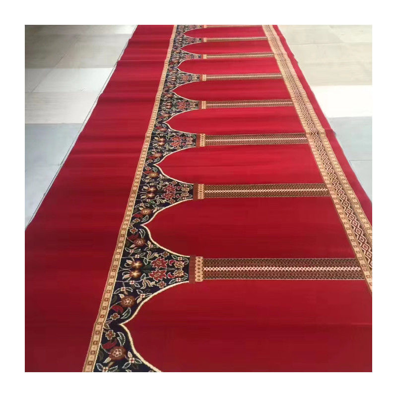Parede a parede Revestimento retangular Tapete da mesquita macia em muitas cores para cobrir o chão