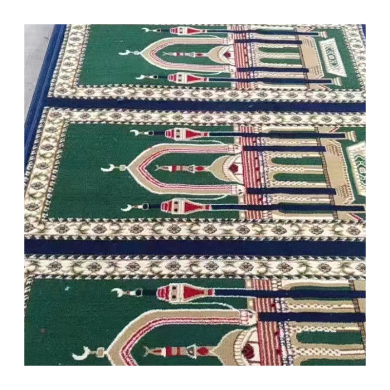 Máquina de tapete de mesquita macia fez muitas cores para sala de reuniões Tapete de parede para parede