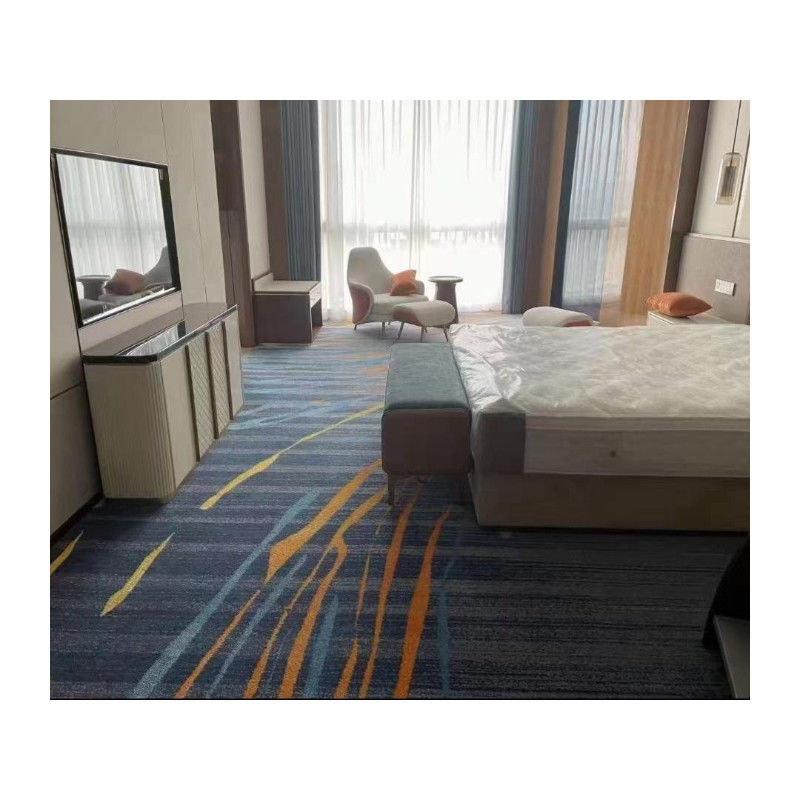 Piso comercial 4m*25m Acção à prova de fogo com apoio de Wilton Nylon Tapete de parede a parede