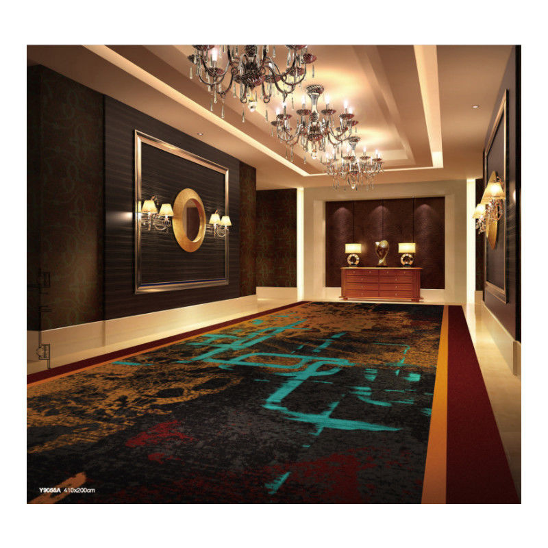 Rectângulo Axminster Tapete Luxury Hotel piso Impressão de Design Personalizado Tapete de quarto de hotel para 5 estrelas