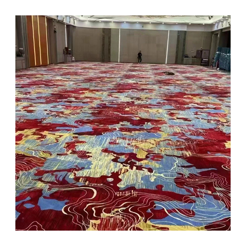 Corredor do Lobby do Hotel Axminster Alfombra de quarto de hotel de lã 80% de lã à prova de fogo não escorregadia